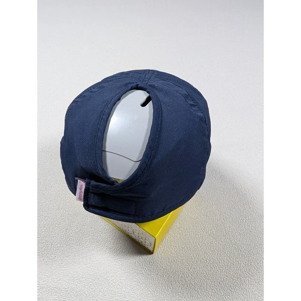 PONYFLO Alex Active Blue Adjustable Strap Back Hat Cap FWCAPT623 Womens